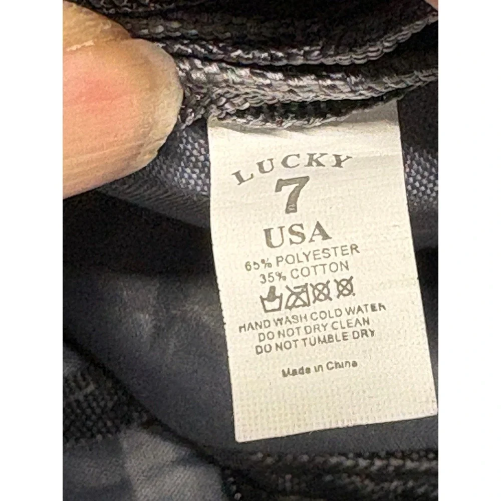 Lucky 7 USA Sling Bag Charcoal Grey Crossbody Tech Multi-Pocket Travel Chest Bag
